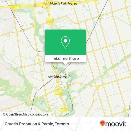 Ontario Probation & Parole map