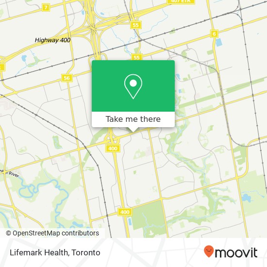 Lifemark Health map