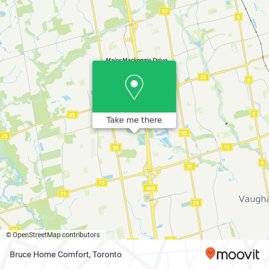 Bruce Home Comfort map