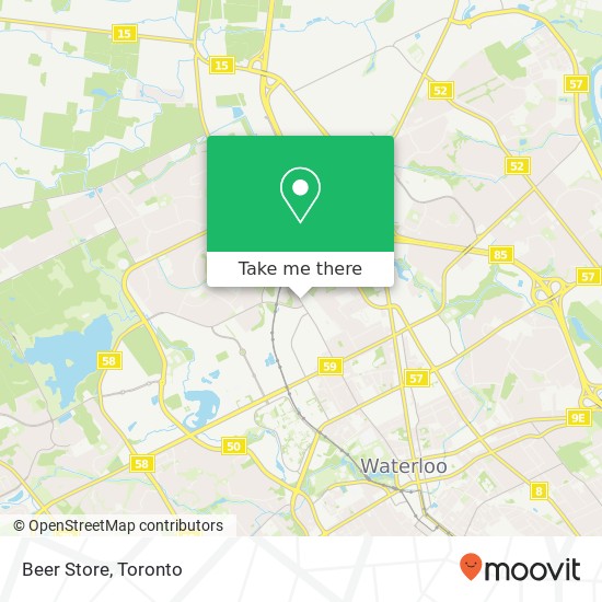 Beer Store map