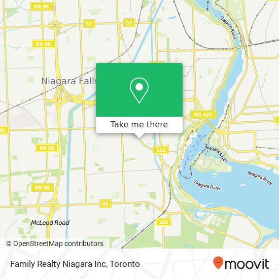 Family Realty Niagara Inc map