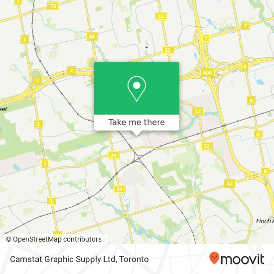 Camstat Graphic Supply Ltd map