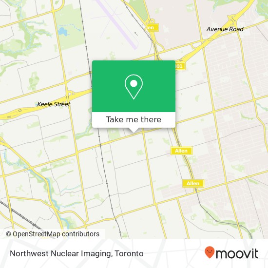 Northwest Nuclear Imaging map