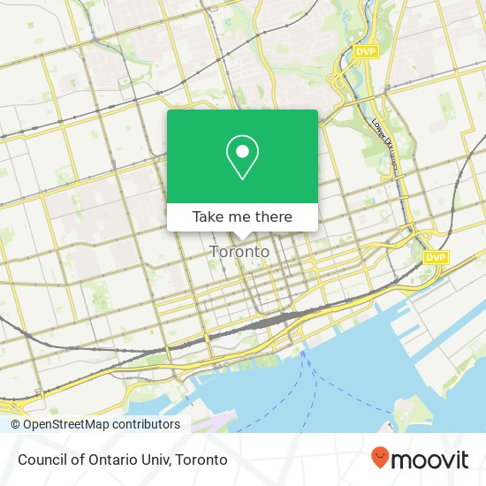 Council of Ontario Univ map