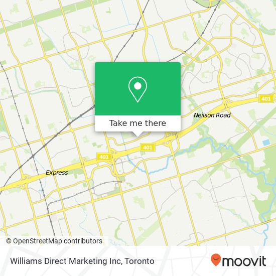 Williams Direct Marketing Inc map