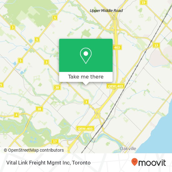 Vital Link Freight Mgmt Inc map