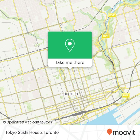 Tokyo Sushi House map