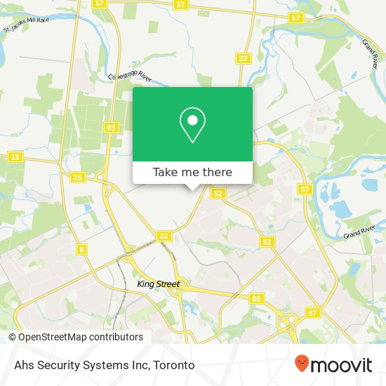 Ahs Security Systems Inc map