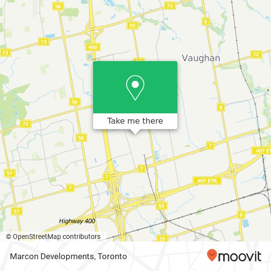 Marcon Developments map