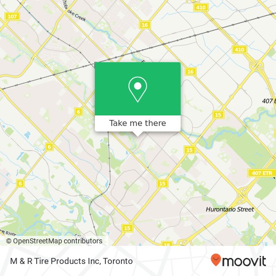 M & R Tire Products Inc map