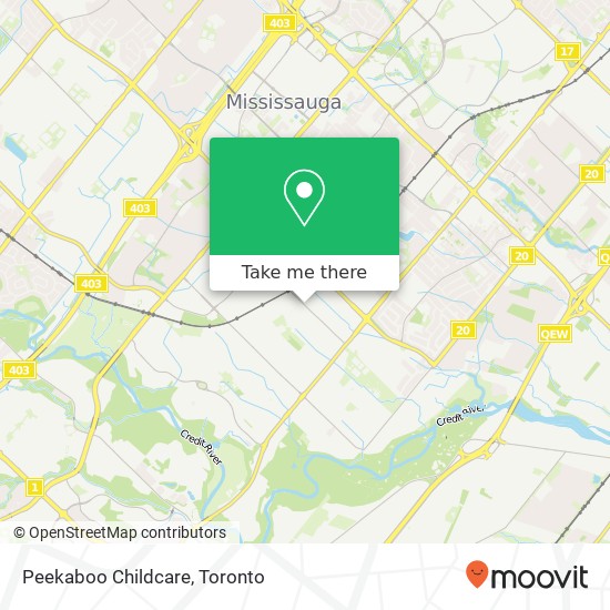 Peekaboo Childcare map