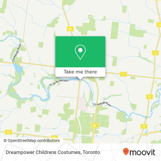 Dreampower Childrens Costumes map