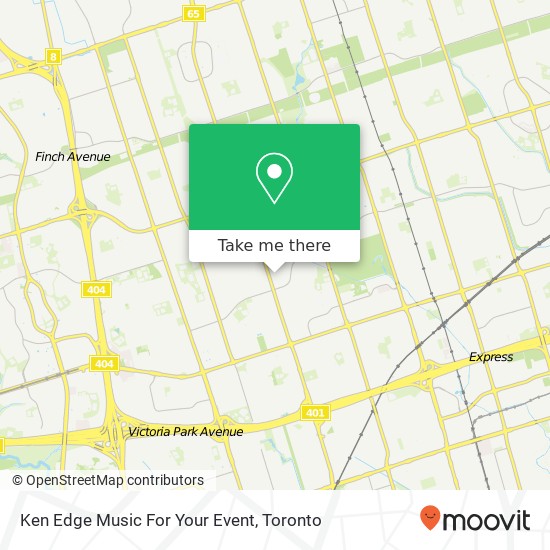 Ken Edge Music For Your Event map