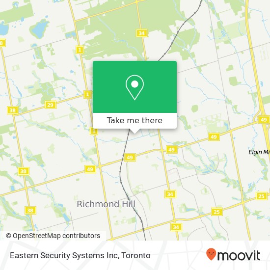 Eastern Security Systems Inc map