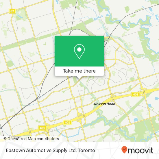 Eastown Automotive Supply Ltd map