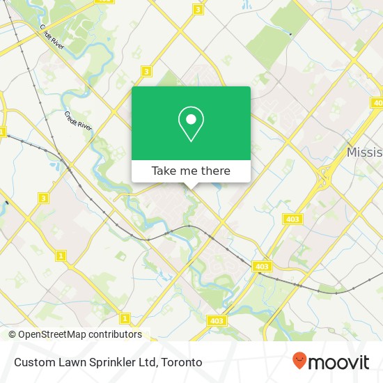 Custom Lawn Sprinkler Ltd map