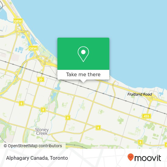 Alphagary Canada map