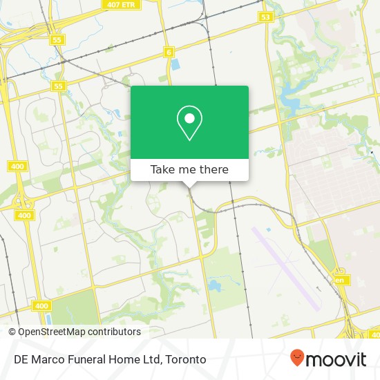 DE Marco Funeral Home Ltd map