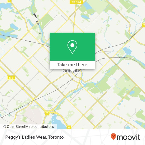 Peggy's Ladies Wear map