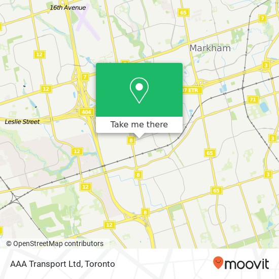AAA Transport Ltd map