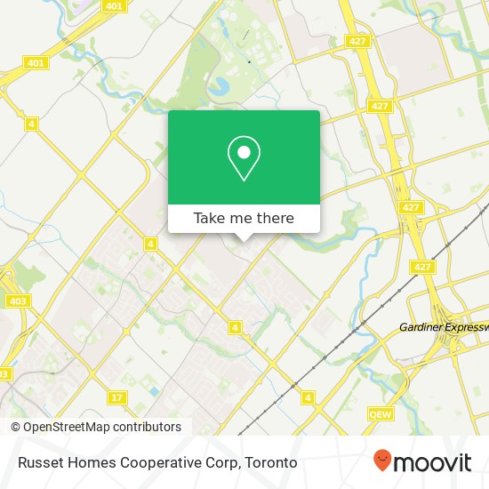 Russet Homes Cooperative Corp map