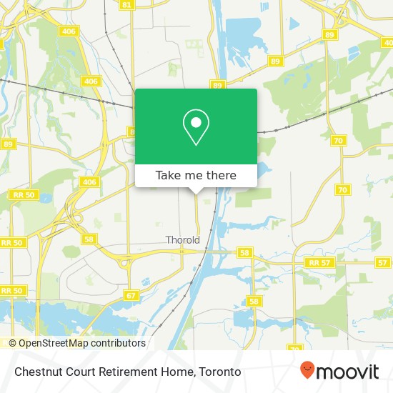 Chestnut Court Retirement Home map