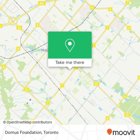 Domus Foundation map