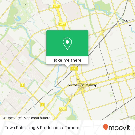 Town Publishing & Productions map