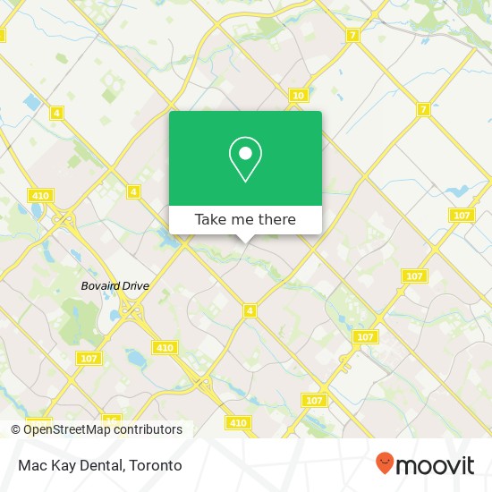 Mac Kay Dental map