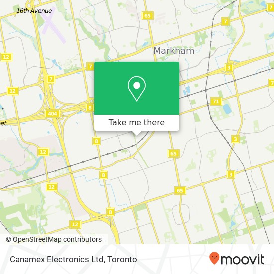 Canamex Electronics Ltd map