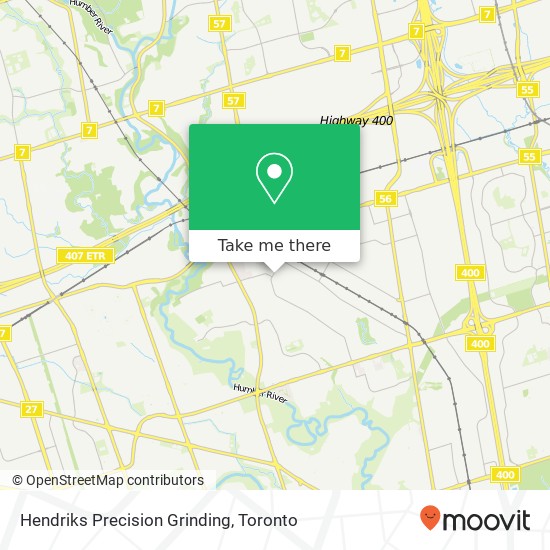 Hendriks Precision Grinding map