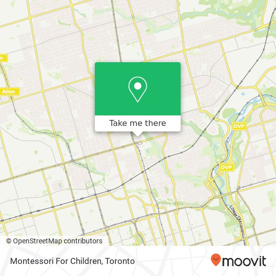 Montessori For Children map