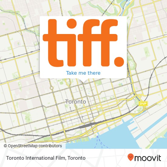 Toronto International Film map