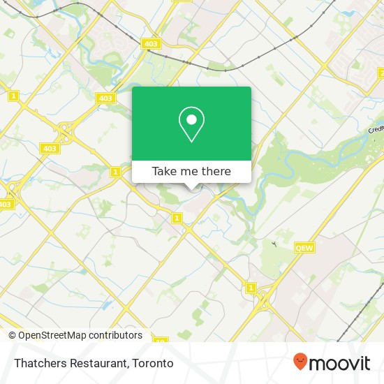 Thatchers Restaurant map