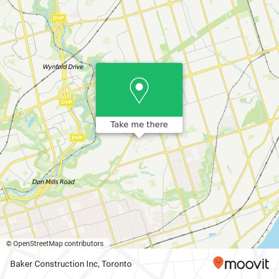 Baker Construction Inc map