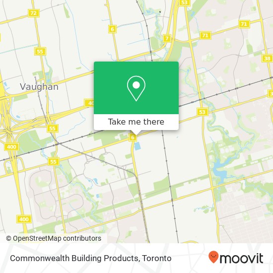 Commonwealth Building Products map