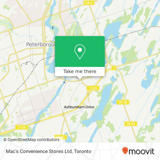 Mac's Convenience Stores Ltd map