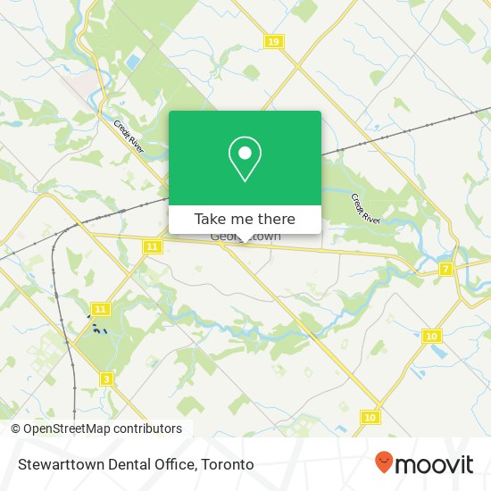 Stewarttown Dental Office map