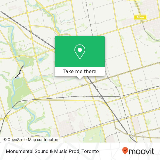 Monumental Sound & Music Prod map