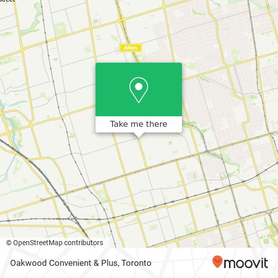 Oakwood Convenient & Plus map