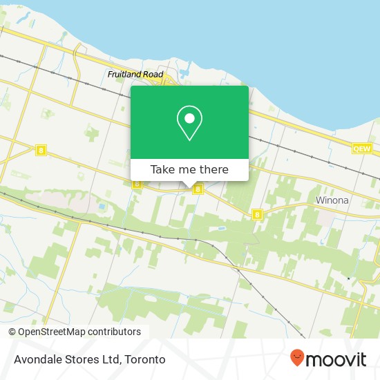 Avondale Stores Ltd map