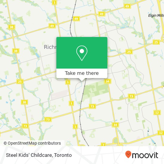 Steel Kids' Childcare map