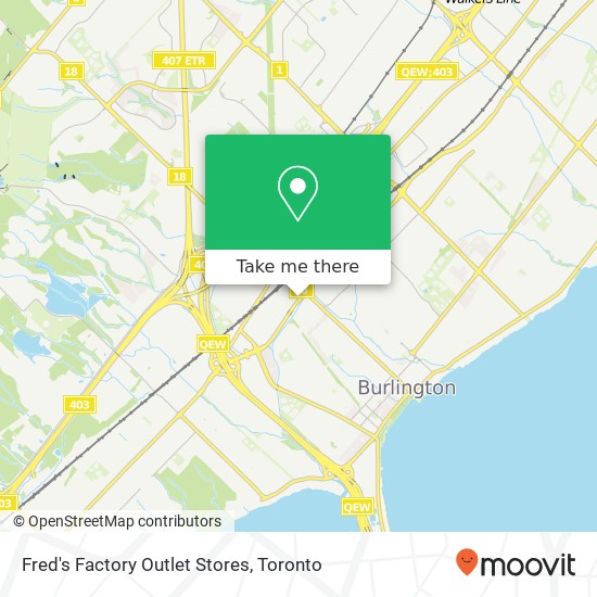 Fred's Factory Outlet Stores map