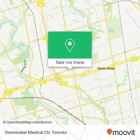 Downsview Medical Ctr map