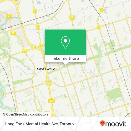 Hong Fook Mental Health Svc map