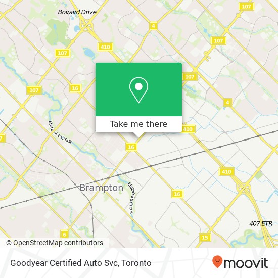 Goodyear Certified Auto Svc map