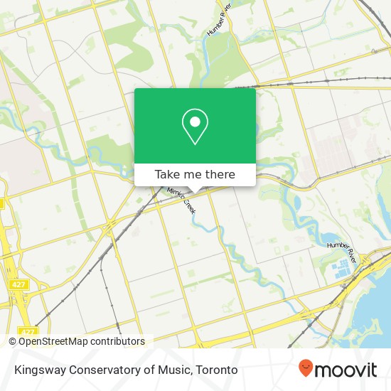 Kingsway Conservatory of Music map