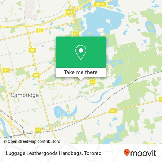 Luggage Leathergoods Handbags map