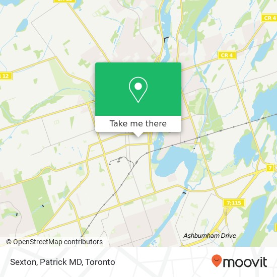 Sexton, Patrick MD map