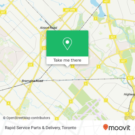 Rapid Service Parts & Delivery plan